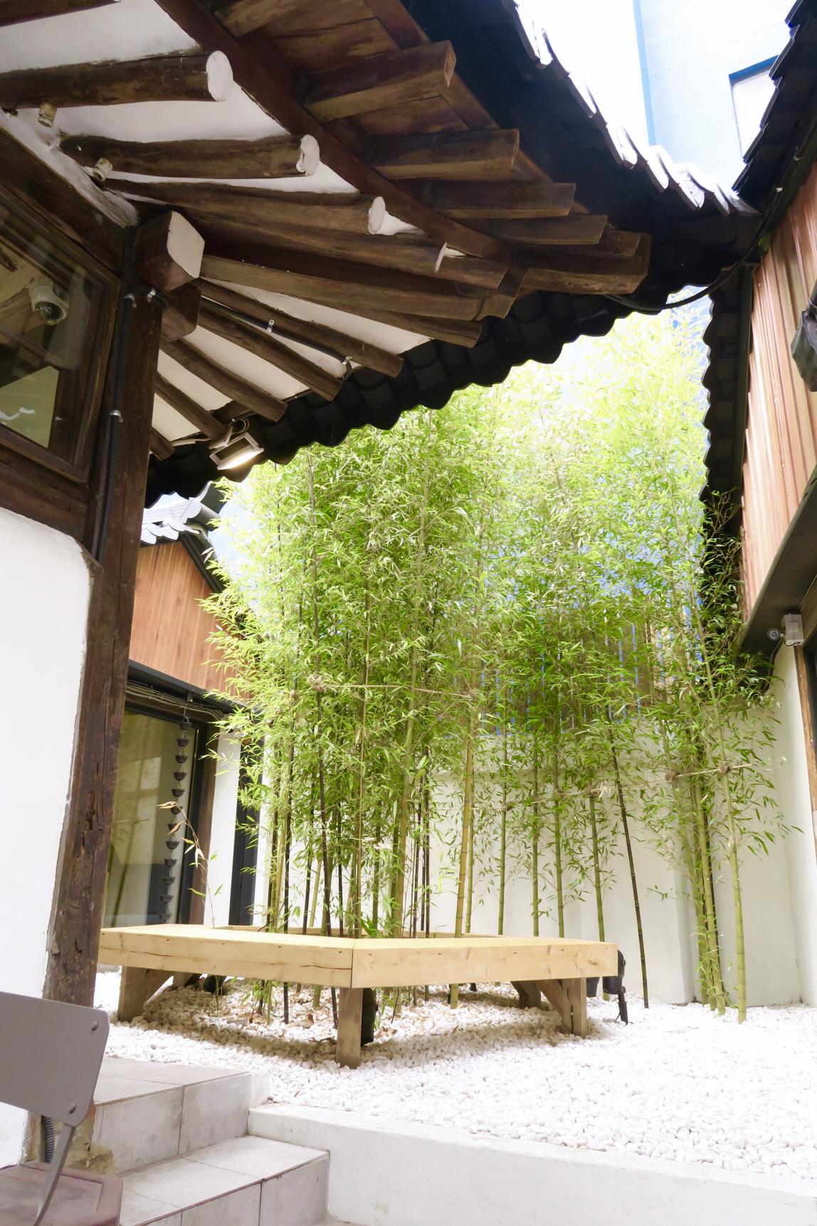 Traditional hanok interior at J.Hidden House